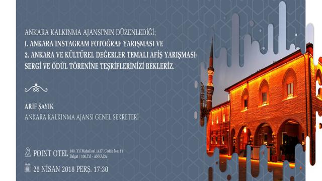  I. Ankara Instagram Fotoğraf ve 2. Ankara Temalı Afiş Yarışmaları Sergi ve Ödül Töreni